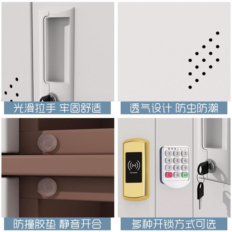 幼儿园书包YZS-SBG-柜教物学生小柜子铁更衣柜储柜带锁收室纳柜皮