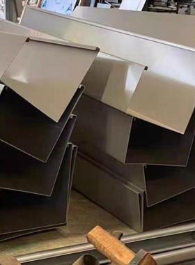 304不钢型12455屋檐排水槽天沟水槽锈纸制作U镀锌图水槽