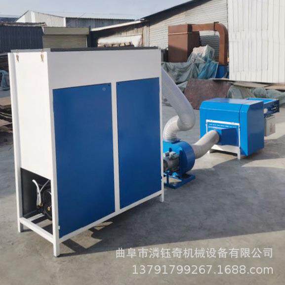 汽LY-100车坐垫枕充棉机双位猫工腰枕填充机化纤棉珍棉珠棉开机