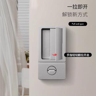 意式极简门锁磁吸面静音卧平面隐形双锁室门内木GJ-78门内嵌室房