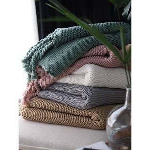 冬季加厚保暖织毛线毯网红毯沙发单人午睡装饰91628194毯盖针.毛