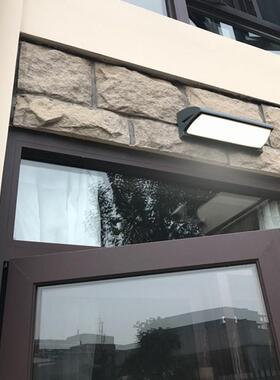 206户外壁灯防水室照外明院led庭家用别墅大门应口阳台大门灯感超