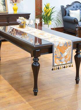 美式餐桌实木轻奢餐桌椅组合长ZPE家复古方形具吃桌子家用饭长桌