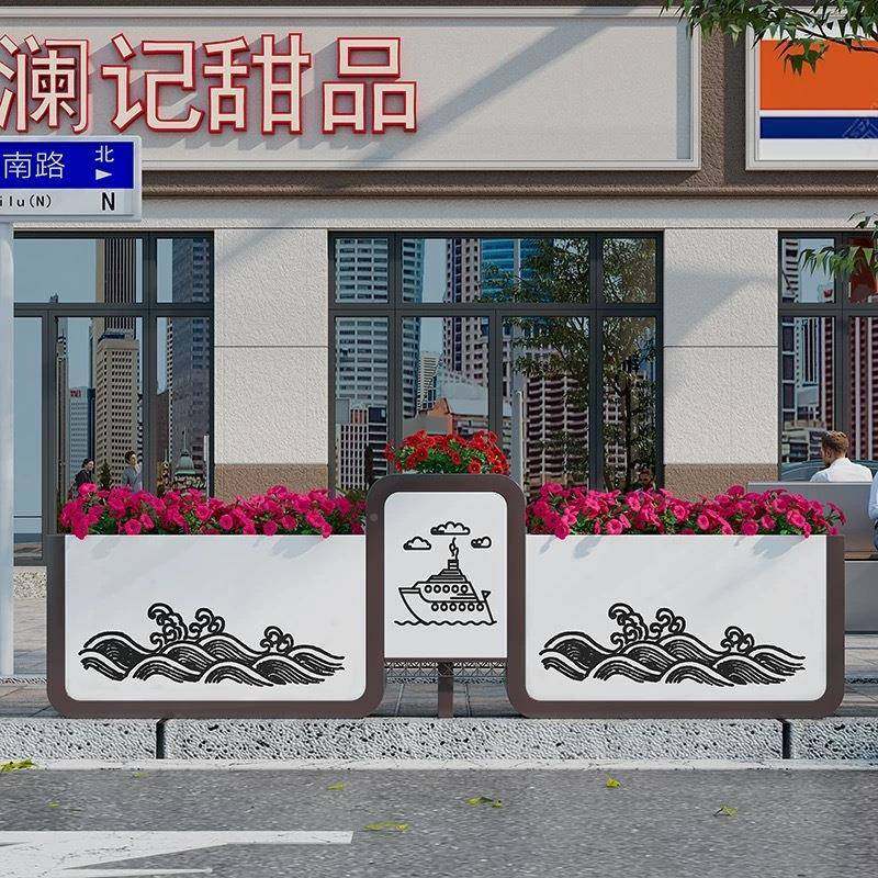 户外成653市政不坛锈钢花箱大型花可移动树池售楼商业部街品花槽,基础建材,脚轮/万向轮,淘宝优惠券,粉丝福利购,淘宝优惠卷