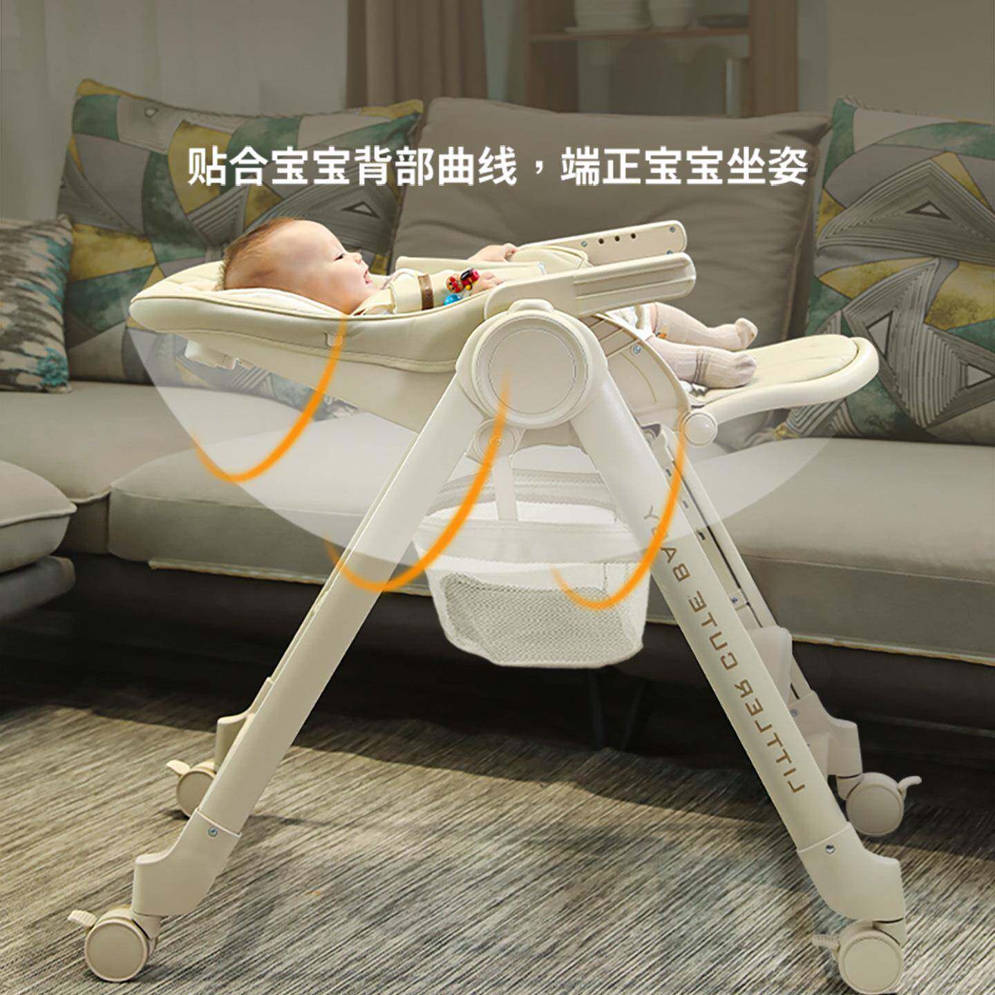 多功能婴叠家儿可折鑫宝宝餐椅便携用儿VBJ伊童吃饭座椅