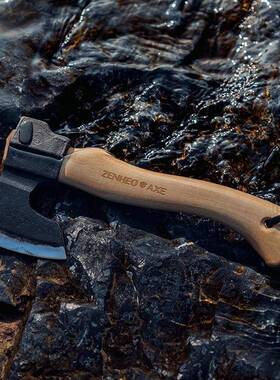 ZENEO荒野H巨人造户mini巨人外BC斧mi把ni版65锰钢锻打锻版本露营