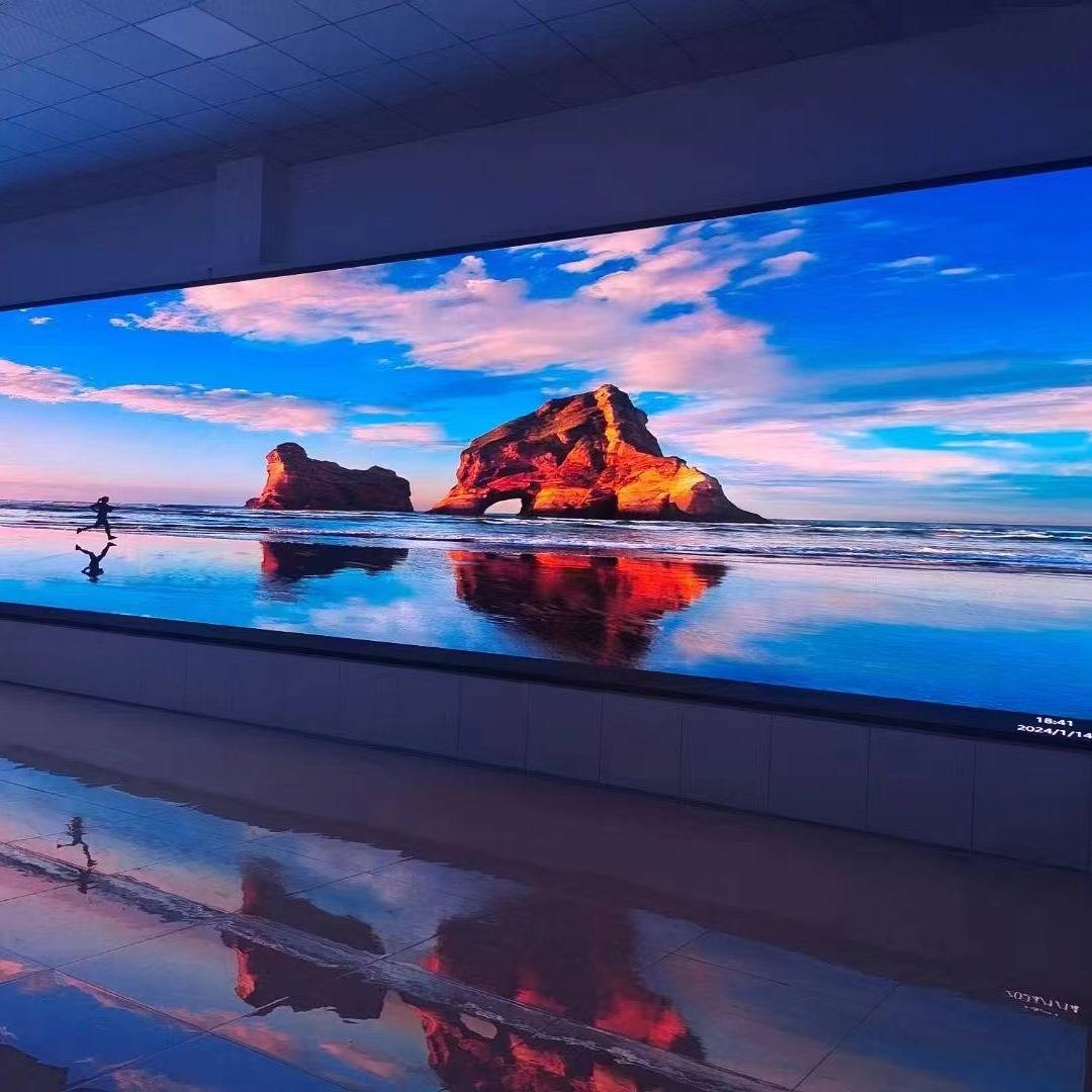 led显示屏室内P2小间距厂家直供会议室全彩高清广告电子显示屏