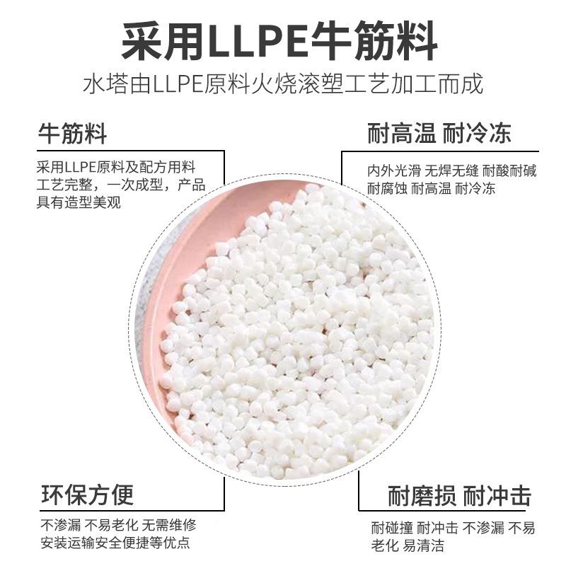 立式料水塔储水1/罐2/3/5/13010吨水箱桶搅拌大水桶户外大号塑储
