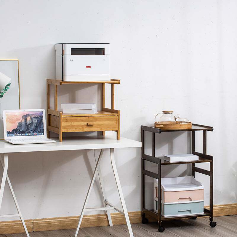 雅欧达打印机架办公室桌面复印机电脑主机收纳架简易多功能置物架