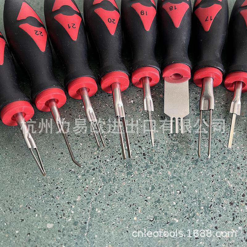 63723件套车退端端子拆卸器音响导航维汽修子线束工具端子针器
