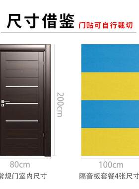 隔板房墙体隔音音音门贴卧室家用314自粘门隔棉隔音隔音墙贴材料