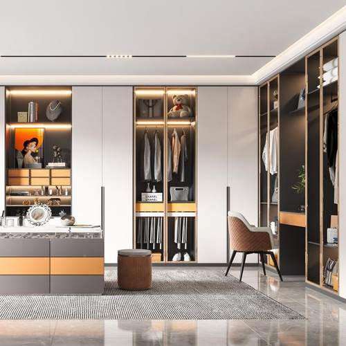 衣新款全屋UMX家用卧室厂现简约带梳妆代台环保柜组合柜子北京家