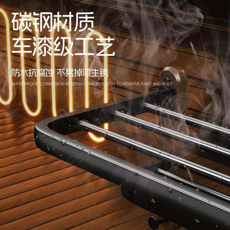 实木毛巾免打架孔浴置室卫生间壁挂式物架酒店厕高端木质所SMMJJ