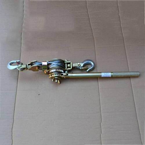电力施多能紧线器功钢丝绳收紧荷缔机双钩1T、2T、手拉摇线器钢索