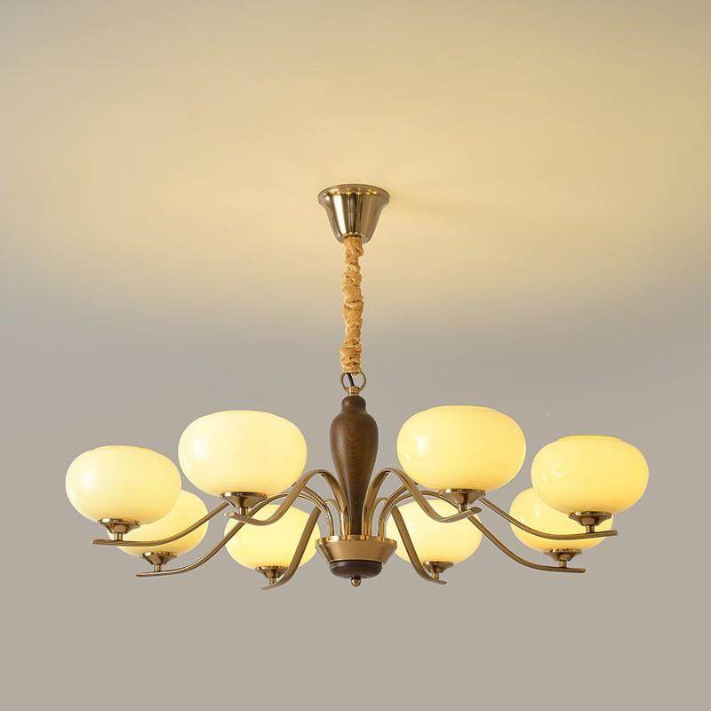 美中古风客厅吊786灯法主餐式厅卧室灯复古书式房茶室灯房间玻璃,家装灯饰光源,智能吊灯,淘宝优惠券,粉丝福利购,淘宝优惠卷