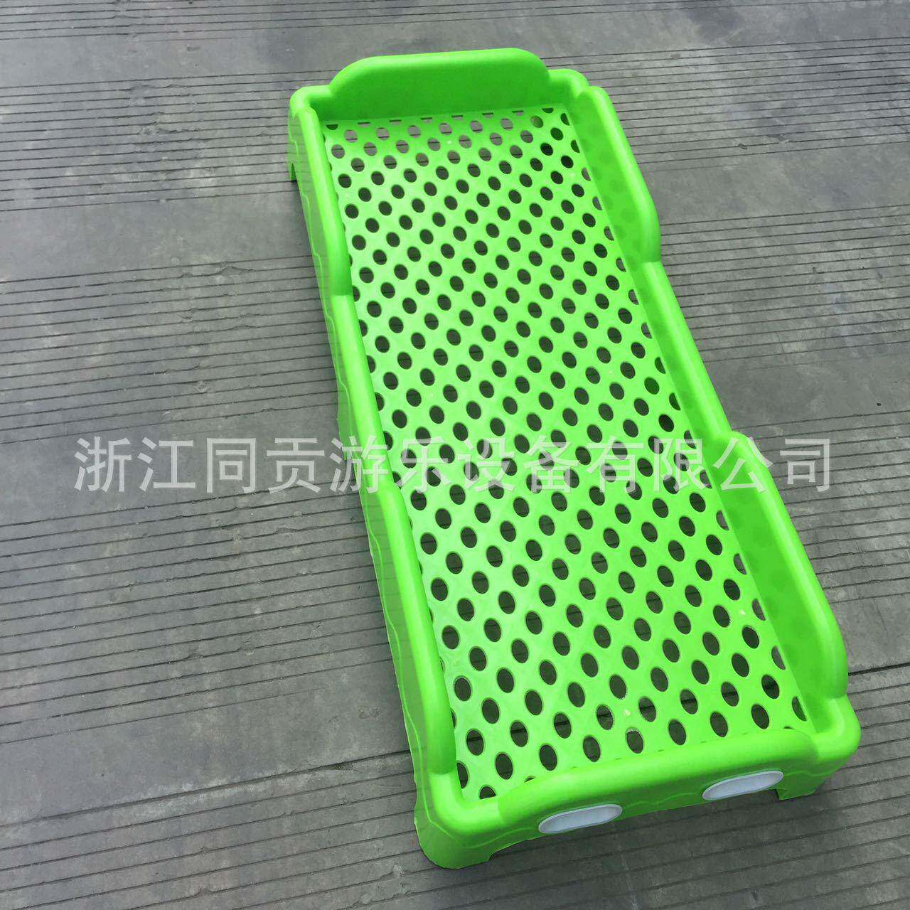 幼儿园塑料一体床叠童叠床儿床塑加注塑床厚注床午休折叠床宝床宝