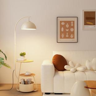落地灯新款创置物屉客厅沙发抽装493饰意台风灯奶油卧室氛围灯