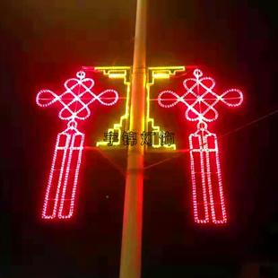 制作亮外化户外LEDYJ-DGZXD中国结1灯2米路灯户灯饰LED中国结路具