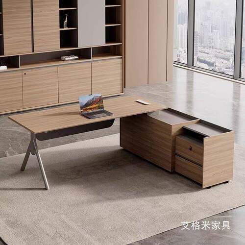 主管桌简约现代经理桌人办公桌组合时尚单轻椅办公室FL-T01家奢具