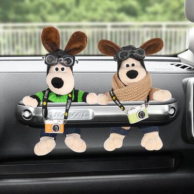 掌门狗车大载摆件公仔通坦克64200卡哈弗狗副驾驶汽车玩偶车内饰3