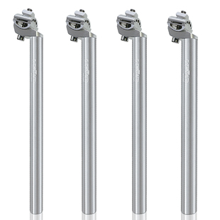 31.6X350mm银色自行车鞍坐杆 30.8 山地公路自行车座管27.2 30.4