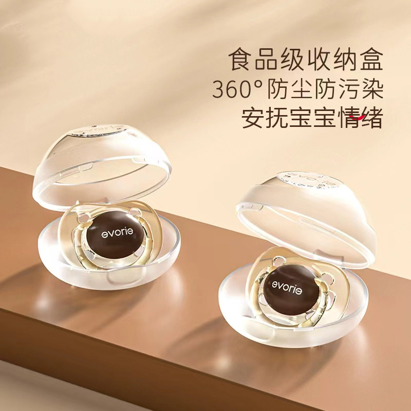 婴儿安抚奶嘴0到6个月防胀气安睡型G硅胶新生儿宝宝一岁以上专用图片