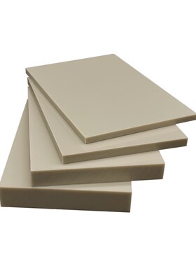 米黄色pp板材塑料板硬板耐磨米灰色ppr胶板防水工程塑料垫板定制