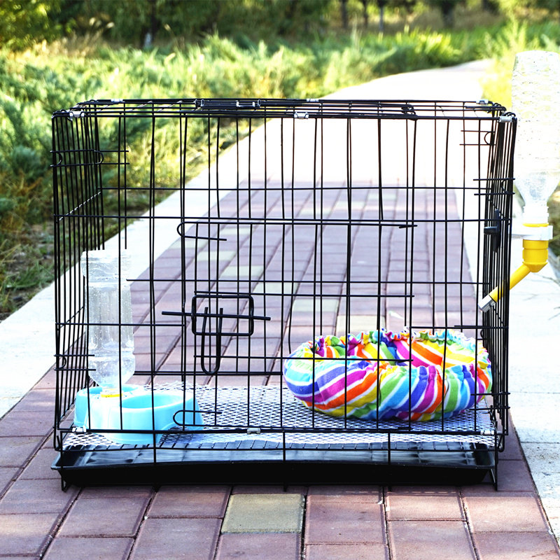 狗笼子小型犬泰迪带厕所中型犬比熊室内宠物猫笼子家用猫窝大兔笼