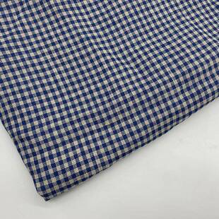 纯亚麻WLI面料纯麻面子料衬衣面料亚麻格布然天中高端麻棉格子