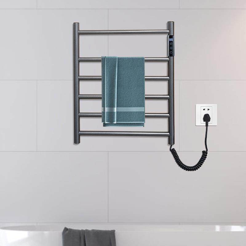 轻奢家不锈钢电热毛巾架用129卫间生碳纤恒温烘干维置物架毛巾架,家装主材,毛巾环,淘宝优惠券,粉丝福利购,淘宝优惠卷
