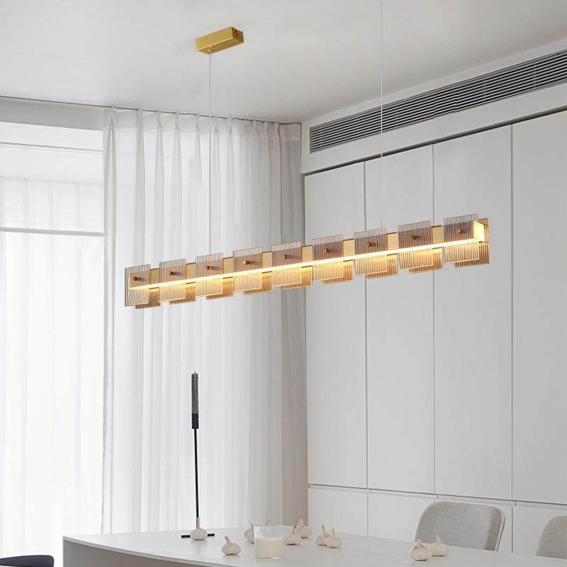 极简餐厅灯设计师办公室后现pd104代简约台吧全铜岛轻玻璃长奢条,家装灯饰光源,智能吊灯,淘宝优惠券,粉丝福利购,淘宝优惠卷