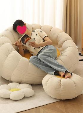 懒人沙小发AXD躺卧室可躺可睡豆袋阳台休闲榻榻米沙发小户型双椅