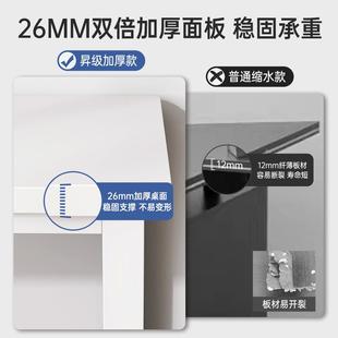 转角书桌638书架一体桌桌L型电脑桌学家用生写字桌拐角公桌办卧室