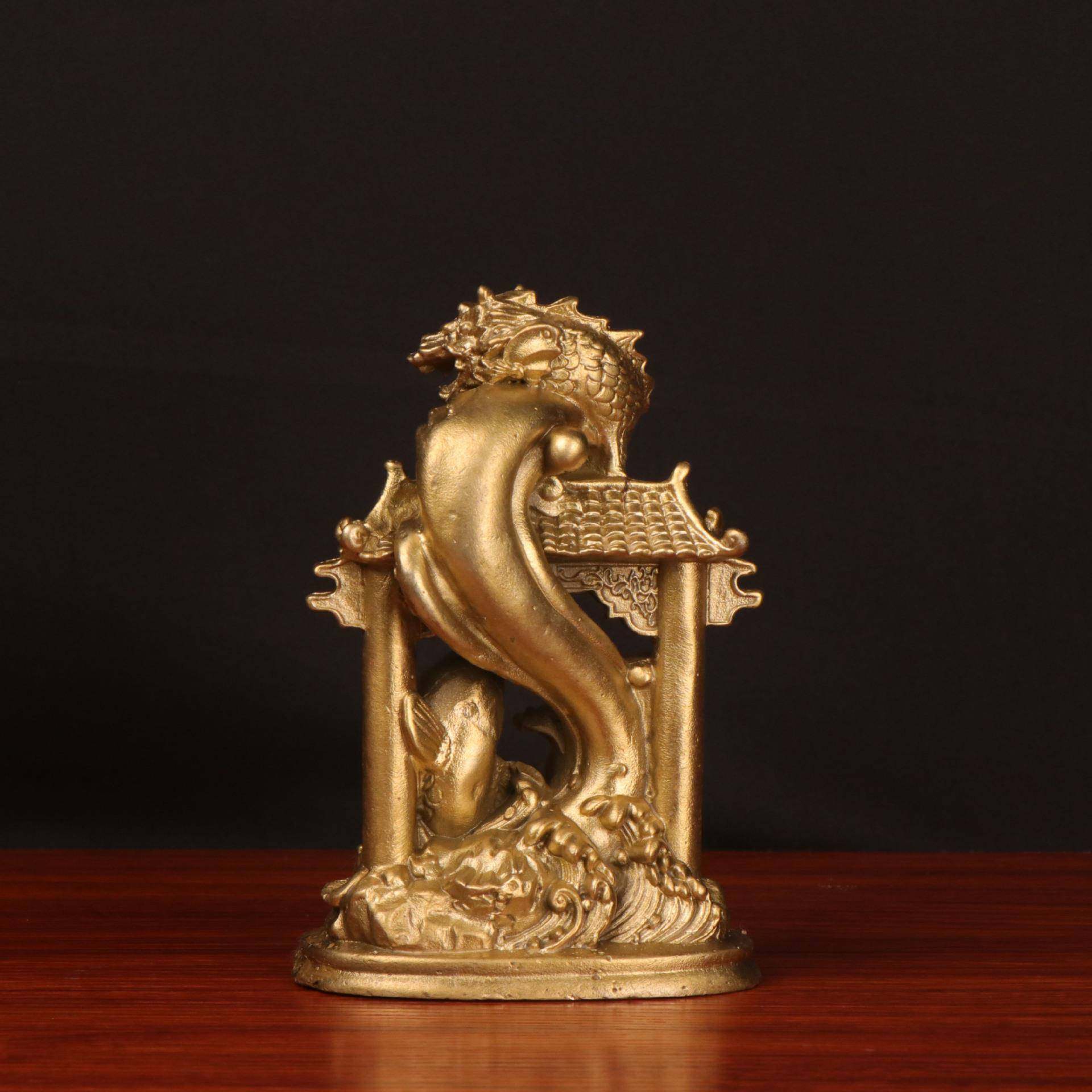 0117杨记铜龙门鱼鱼跃龙门龙头鱼门鲤鱼跃龙铜铜摆件,家居饰品,装饰摆件,淘宝优惠券,粉丝福利购,淘宝优惠卷