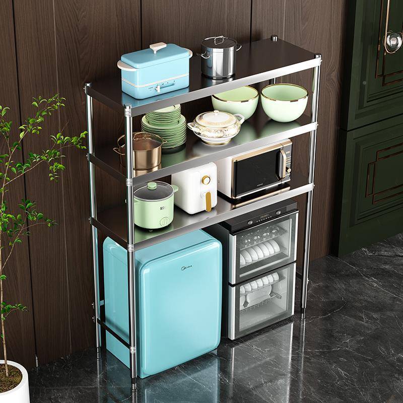 A9L厨房置架消毒柜物上方冰箱架子不锈钢收碗盘洗碗F7759JJ5纳机