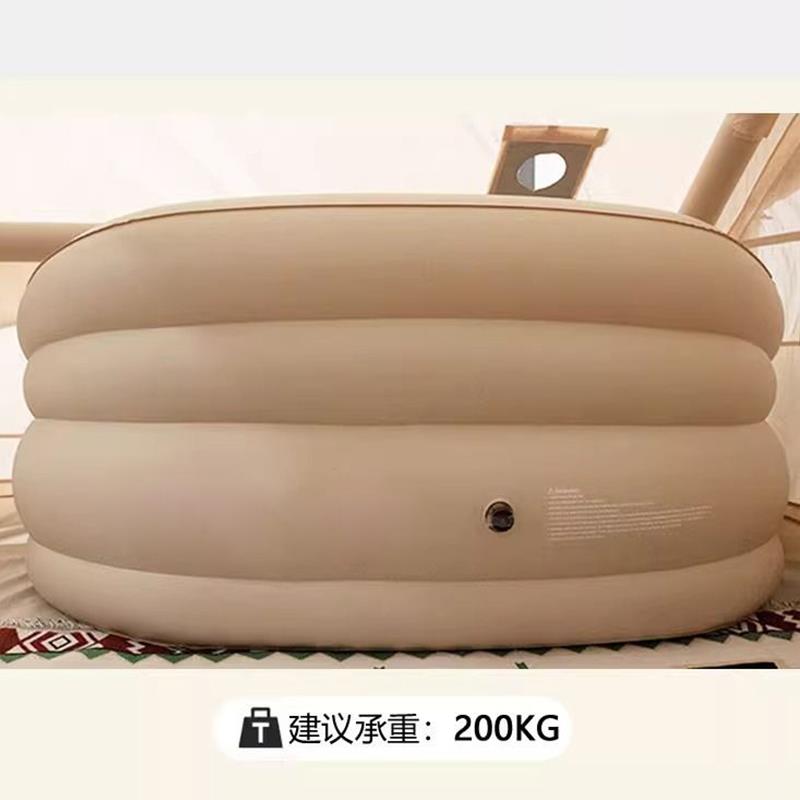 ?充沙发户外露营加高加厚植绒自气动懒沙发户外sf02音节人野营乐