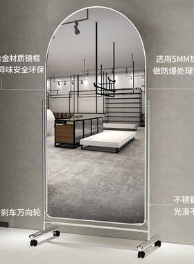 服装店可移动试镜家衣全用身落地镜网红卧室显瘦直美颜EFO播间穿