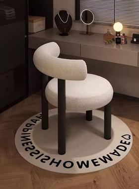 子网红化凳卧室现代简约梳妆妆凳椅梳妆台NLL衣帽间妆椅美甲化椅