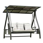 货户外阳台院休闲家用秋千椅吊椅花园铁可庭SY111艺防水现室外躺