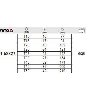【含税】易尔拓工具 9件套高档加长星型内六角扳手组套 YT-58827