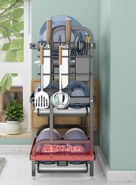 厨房置物架碗碗碟碗收纳架沥水架用多功能I65561放碗架碗柜家盘筷