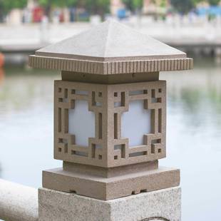 中LT-8004山树坪脂璃新钢厂家景观小品灯设计款文化特色草玻灯