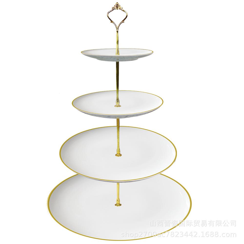 现瓷代简约骨餐具餐盘厅套装JC-0014茶酒店餐家用下午点心水果摆