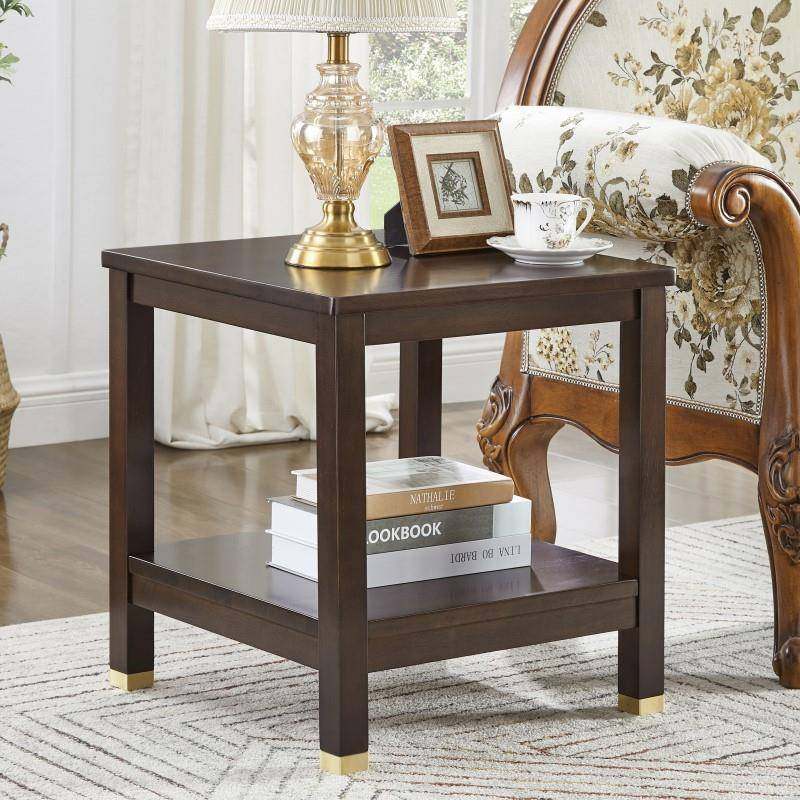 中式实木边几沙发角柜客k-200厅茶几小新简边约长窄桌子方形家用