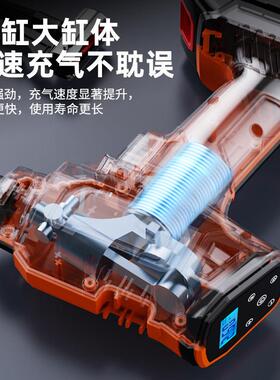 车载无线泵充气锂电款充气泵轮胎气泵便63308携手持打气机智式能