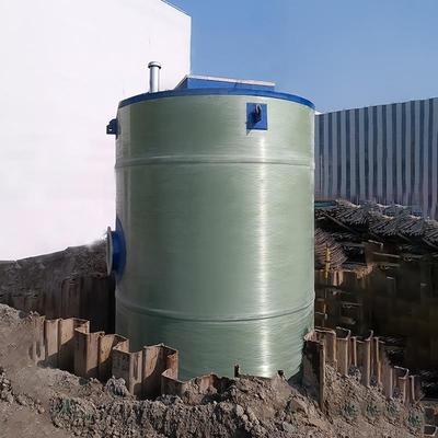 预一体值化泵站全智泵能制提升泵站筒体玻璃钢缠绕ALF无人守站