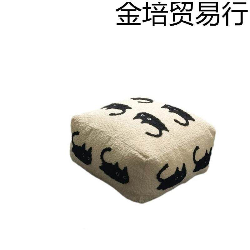小猫咪客厅坐墩懒米人沙发坐防板屁垫股痛806家用矮凳创意地榻榻