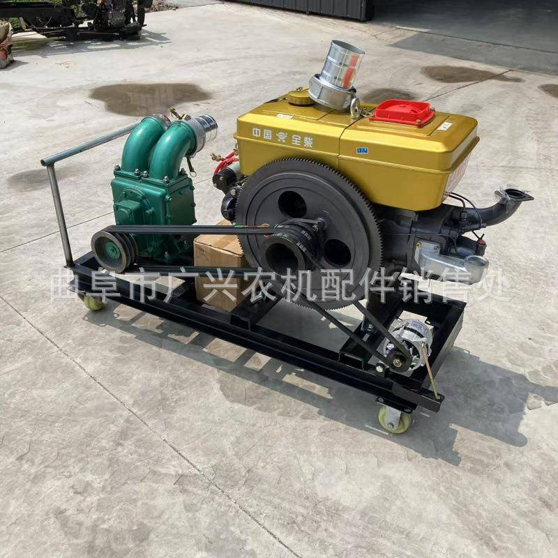 泥浆253粪柴油水自吸抽泵扬程高养殖用齿轮泵4寸口径用排污水机