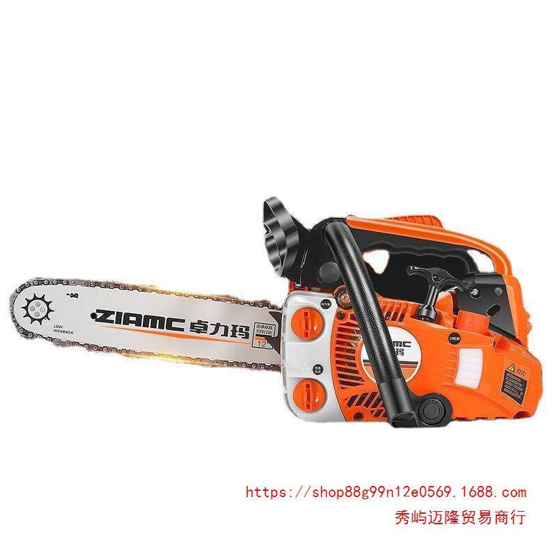 便SGP砍树油锯木锯德国锯12用寸四冲程14寸单手小轻伐ZL家毛竹机
