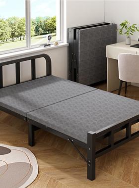 折叠铁床折单人床成简易人午RRQ睡床家用便携办公叠室宿舍出租屋